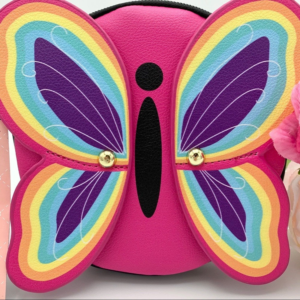 Betsey Johnson Butterfly Wristlet Wallet Bag - Picture 2 of 9